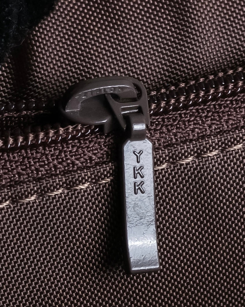 "GIVENCHY MAROQUINERIE" Trapezoidal brown leather one-handle bag