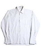 Christian Dior/ Relax Fit French Cuff Dress Shirt White