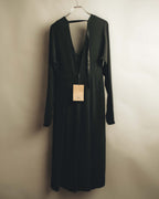 "BURBERRY" 2010's-20's Pleated silk midi dress