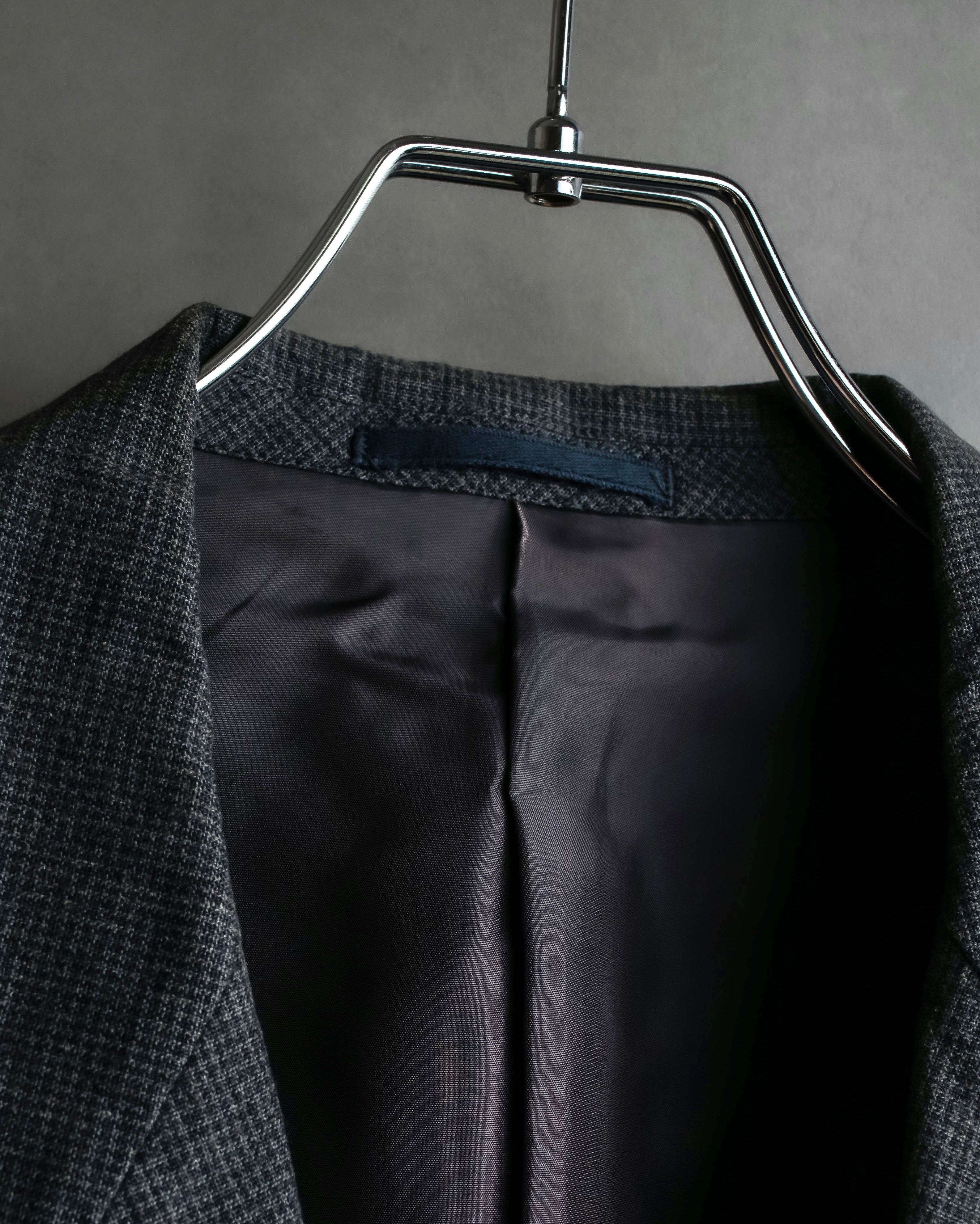 "COMME des GARCONS HOMME" 03SS fine all-over pattern cotton tailored jacket