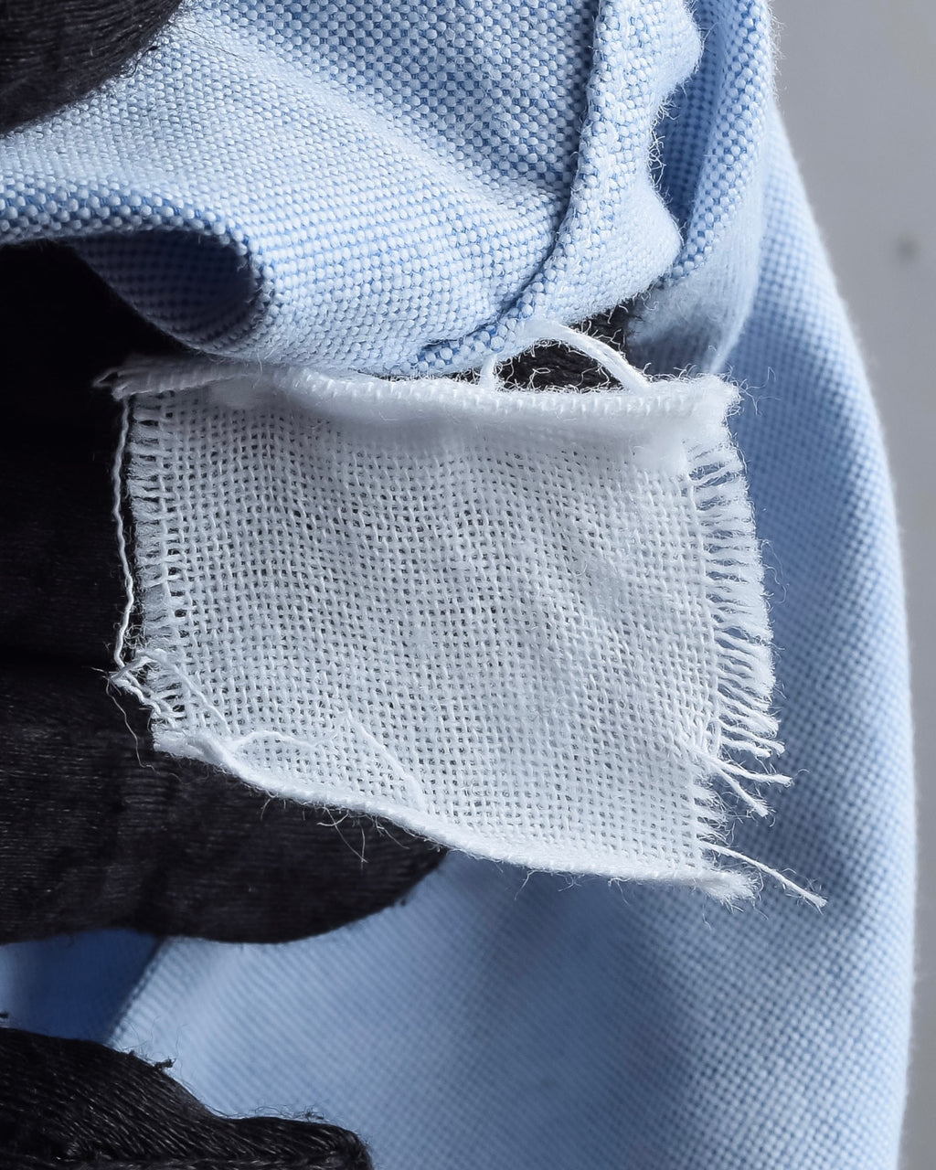 "THOM BROWNE" Hidden tricolor design cotton shirt