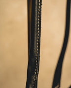 “Salvatore Ferragamo” 90’s-00’s Gancini-detail textured canvas shoulder bag