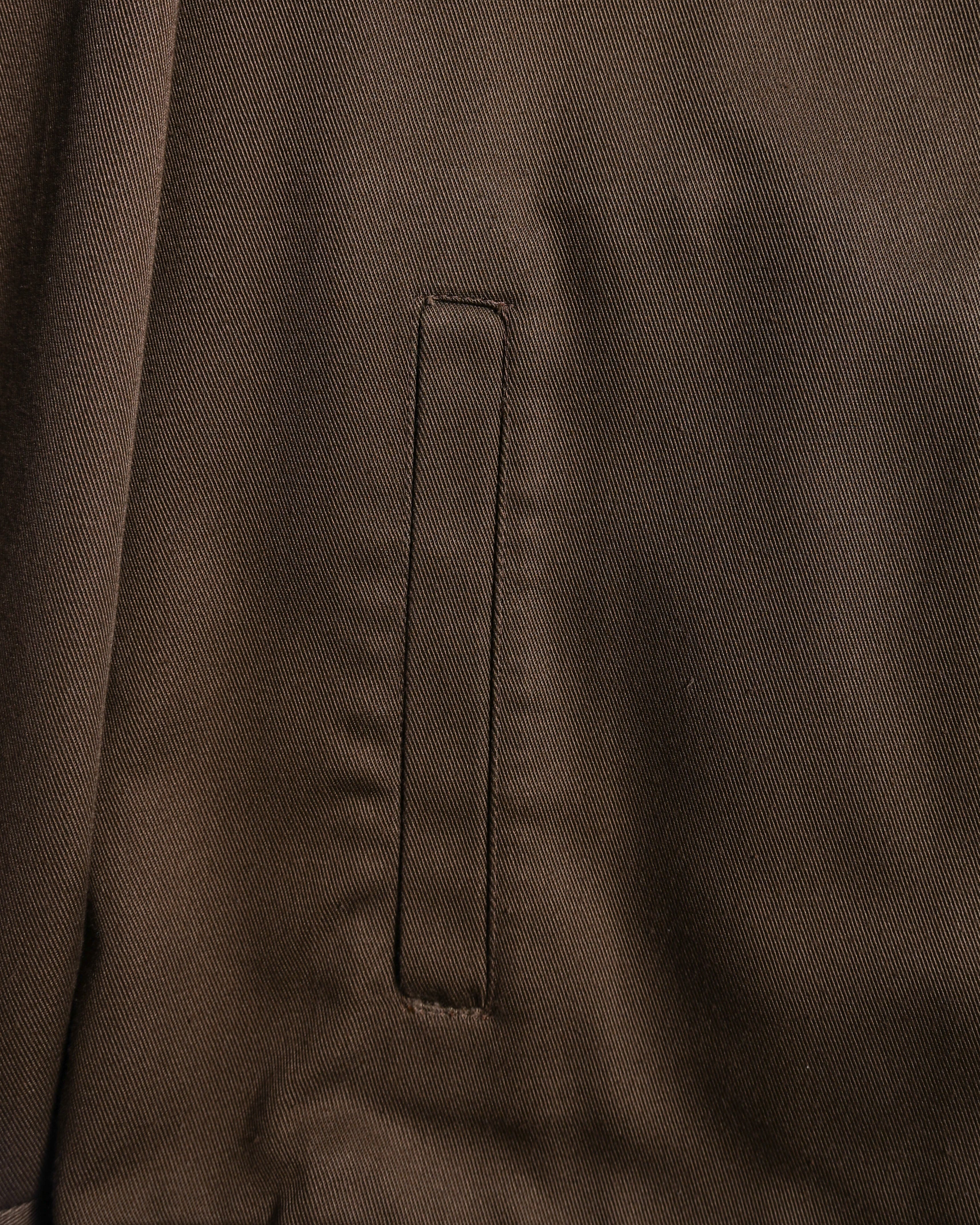 VINTAGE/ Short Length Cotton Jacket Brown
