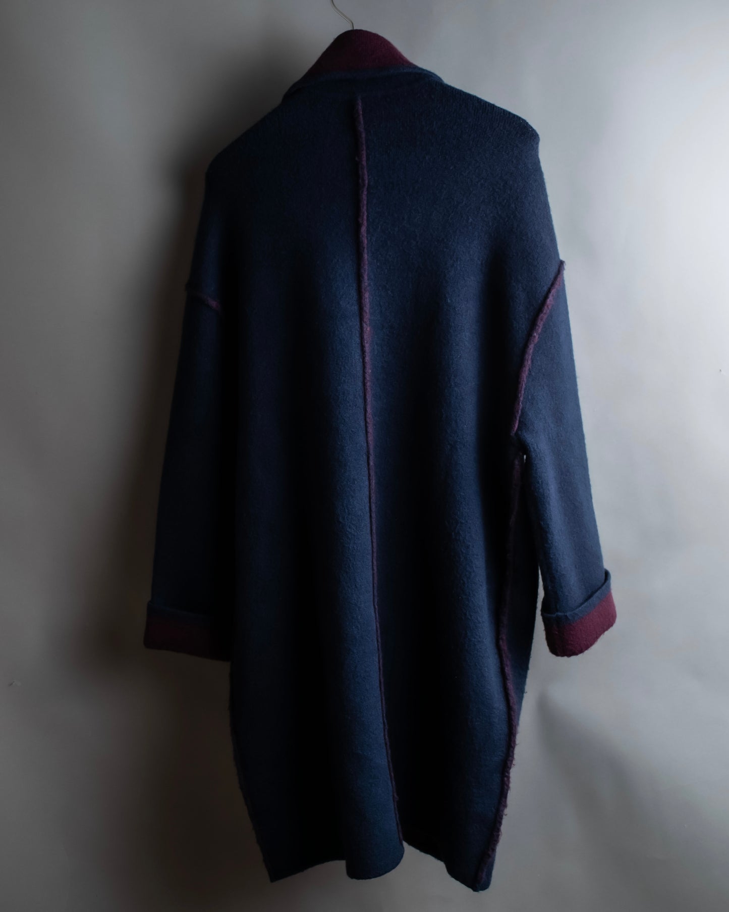 "DIESEL" Mult icolor design zipper knit coat