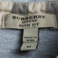 "BURBERRY" Knight logo engraved metal button polo shirt