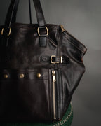 “Yves Saint Laurent” 2000’s downtown leather tote bag