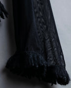 “Jean Paul Gautier” Fringe detailed  asymmetry shear top