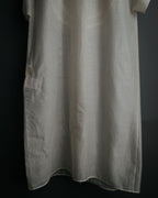 -SPECIAL- “VALENTINO ROMA” 2000’s sheer bow tie ruffled blouse