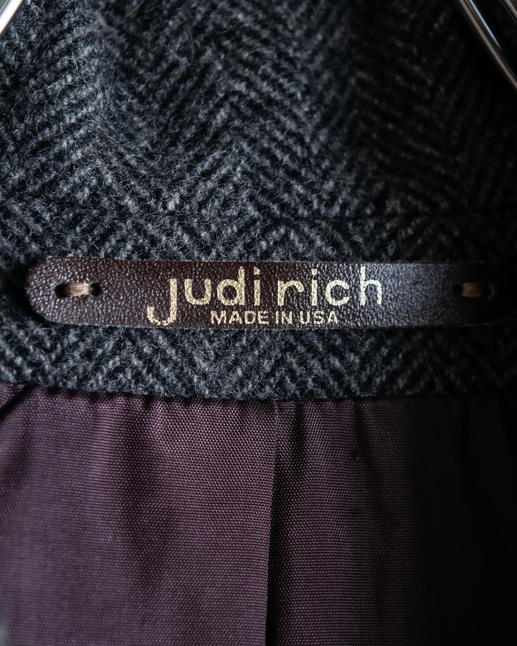 “Judi Rich” Beautiful tweed double breasted coat