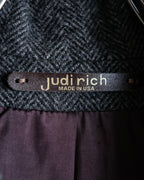“Judi Rich” Beautiful tweed double breasted coat