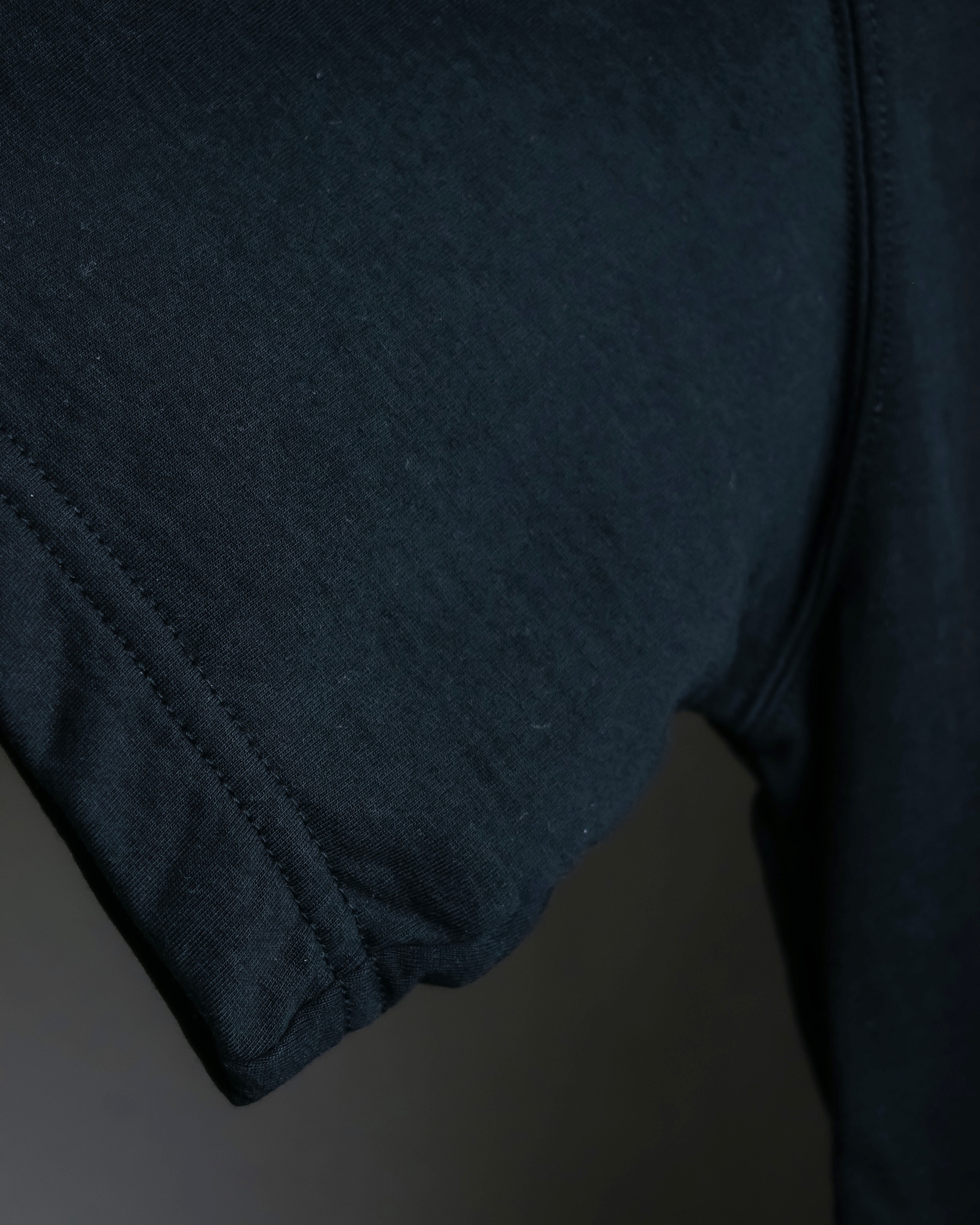 “Comme des Garçons Homme Plus” Zip attached detail T shirt