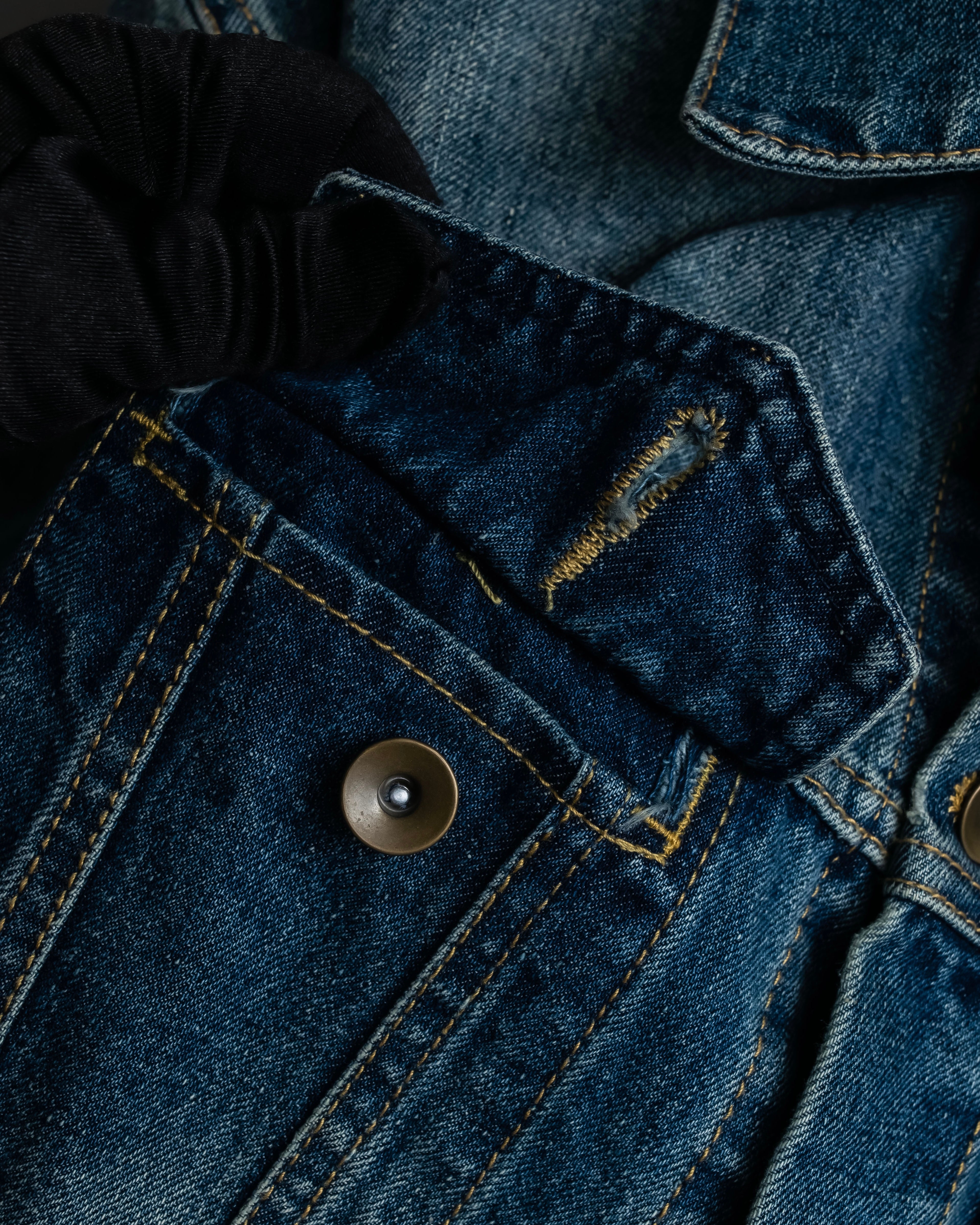 "NUMBER (N)INE" Vintage washed denim jacket