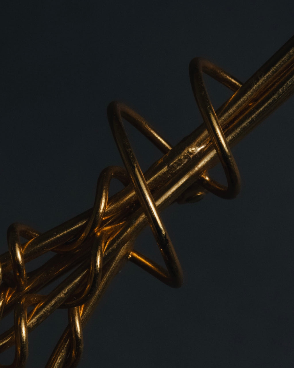 "KENZO" Botanical ivy bouquet brooch