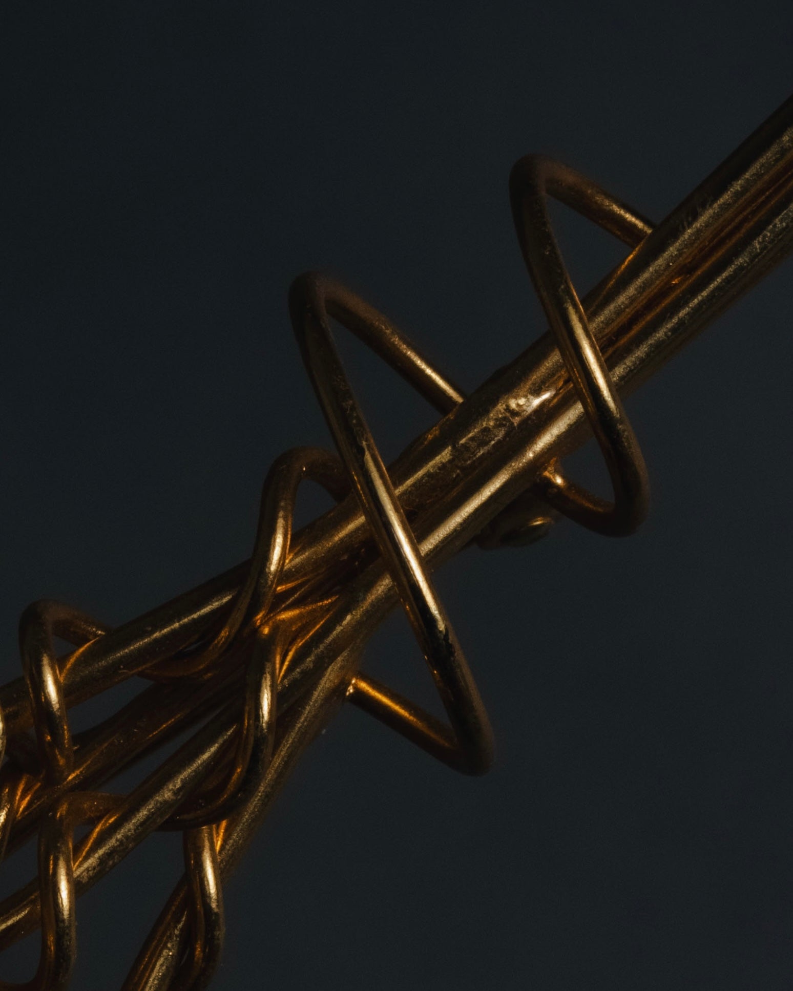 "KENZO" Botanical ivy bouquet brooch