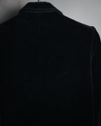 "Christian Dior" 80’s-90’s Silk velvet power tailored jacket