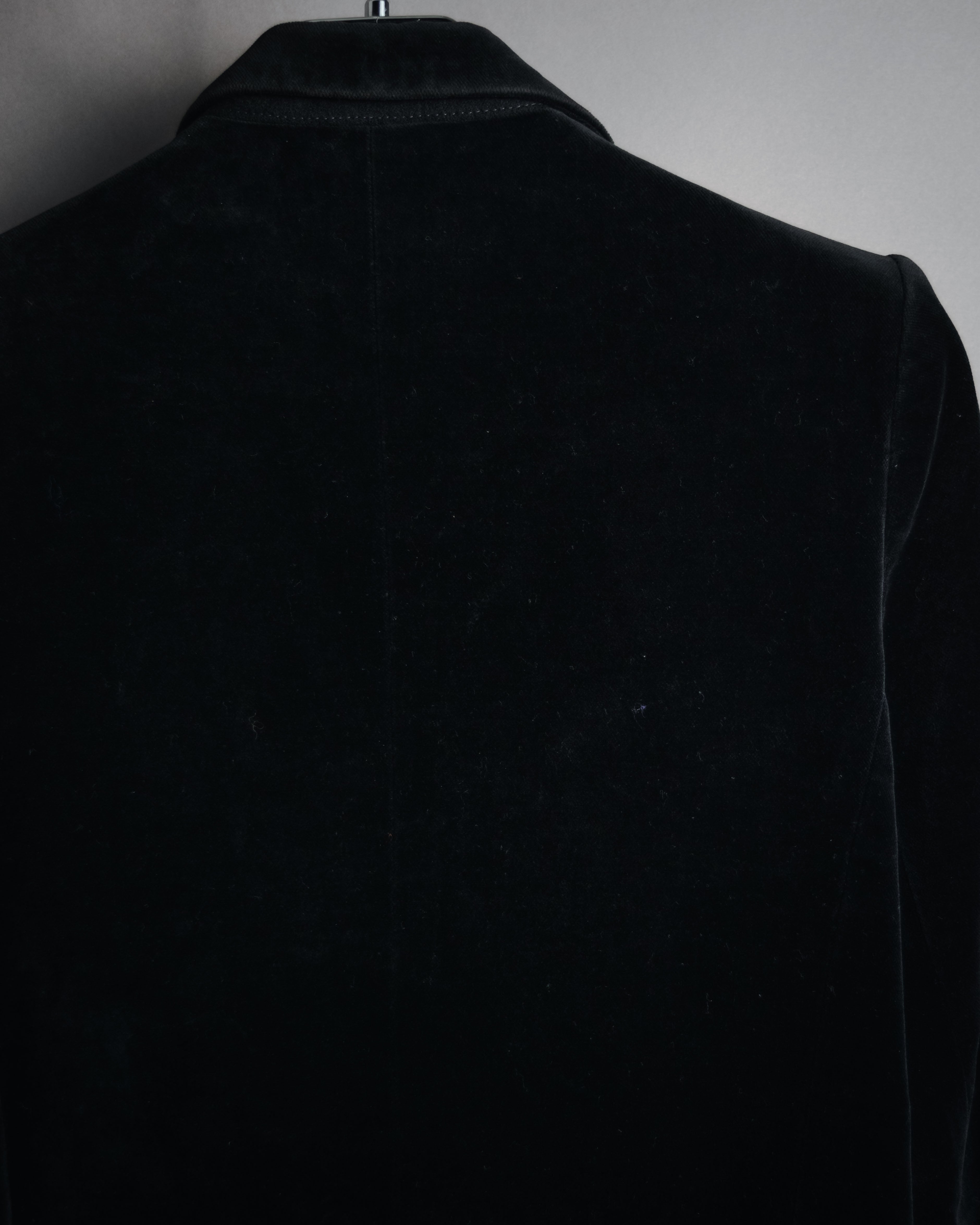 "Christian Dior" 80’s-90’s Silk velvet power tailored jacket