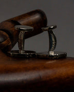 "Tiffany&Co" Atlas design silver cufflinks