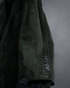 -SPECIAL- "GUCCI" 90’s Tom ford design suede tailored jacket