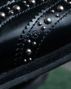 "Church's" Silver stud design wingtip derby shoes