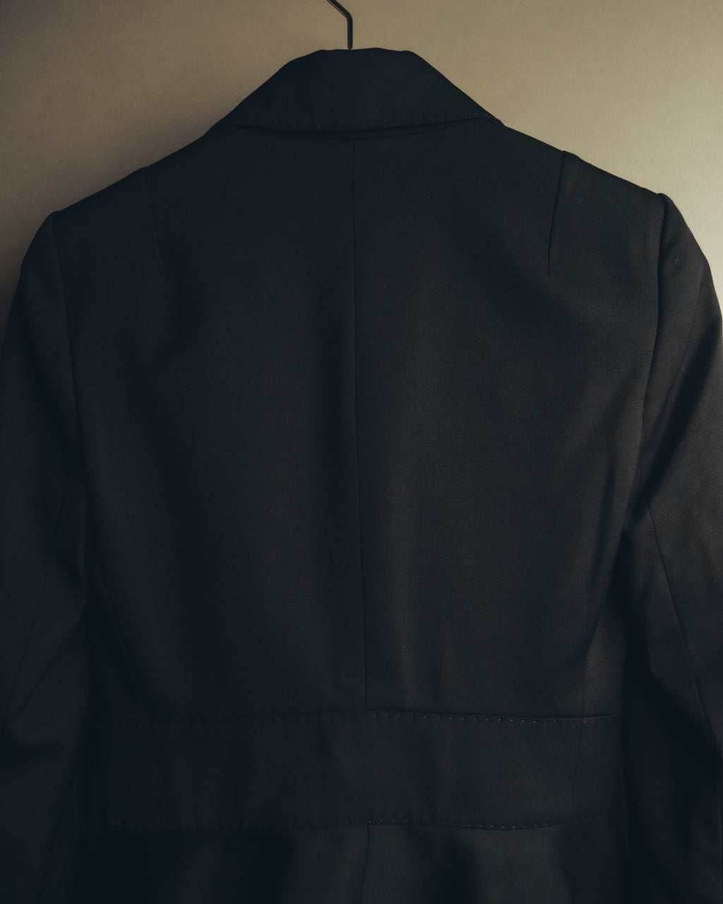 "CELINE" 00's Fitted peplum wool blazer