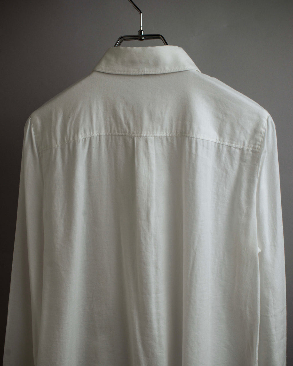 "BURBERRY" Frill design collarless blouse