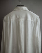 "BURBERRY" Frill design collarless blouse