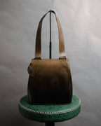 “Salvatore Ferragamo” 90’s-00’s glossy gancini shoulder bag