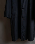 "Christian Dior" Straight line draping silk chester coat