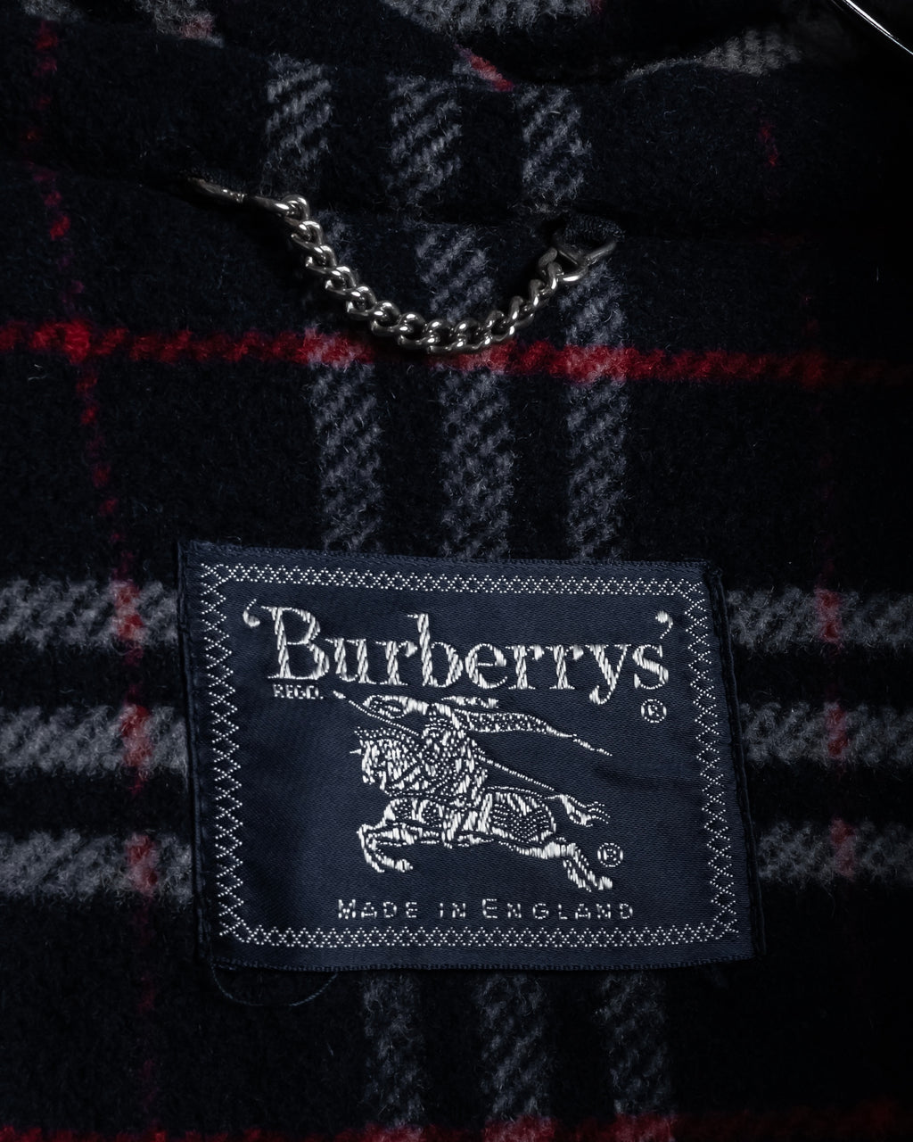 "BURBERRYS" 80-90's Classically tailored duffle coat