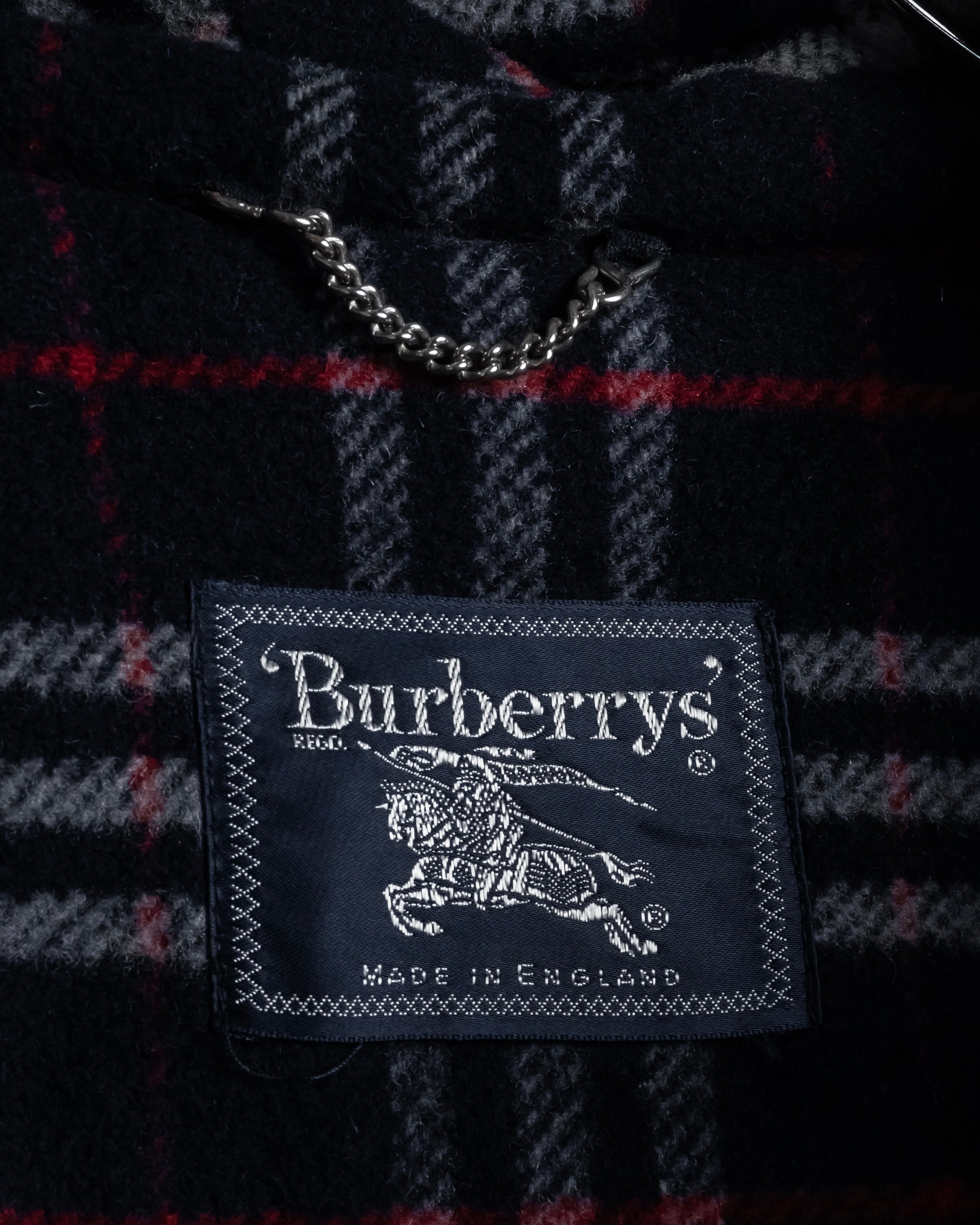 "BURBERRYS" 80-90's Classically tailored duffle coat
