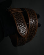 “BALENCIAGA” 2018’s- Archive-inspired spiral buckle belt