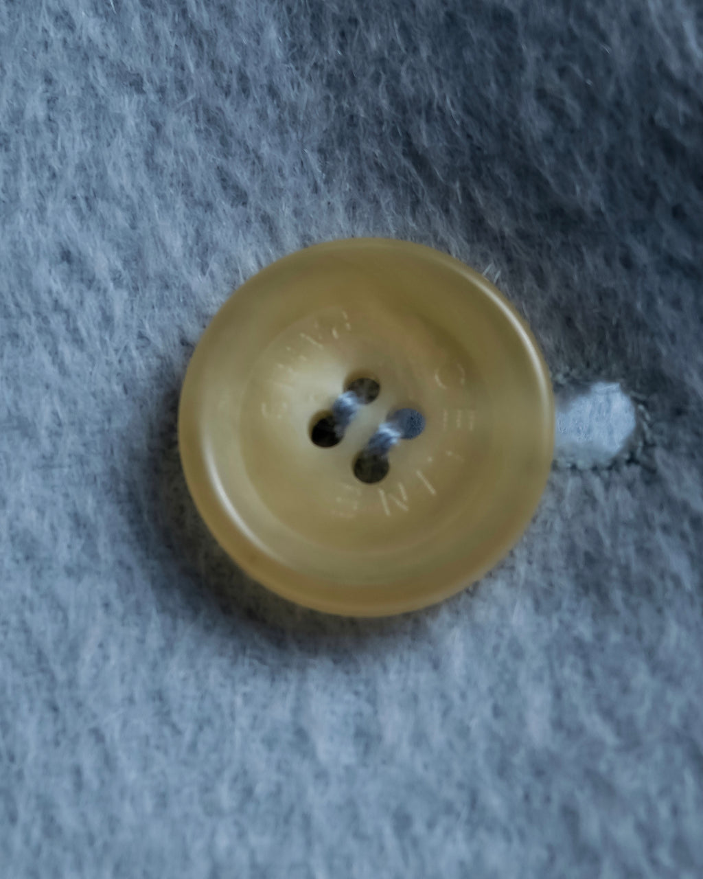 “CELINE “ beautiful shaped sky blue tailored jacket