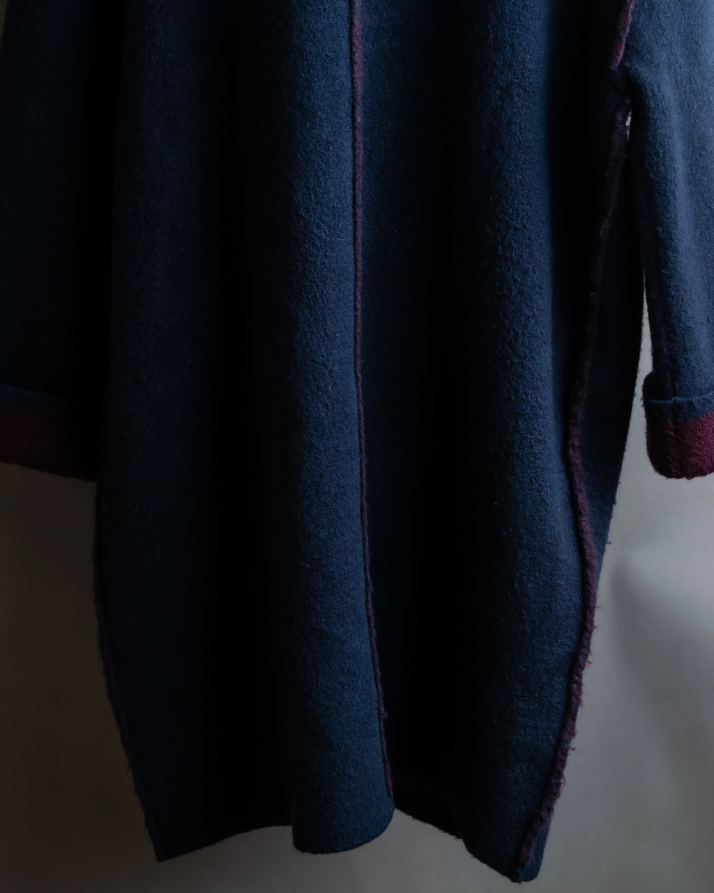 "DIESEL" Mult icolor design zipper knit coat