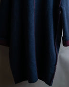 "DIESEL" Mult icolor design zipper knit coat