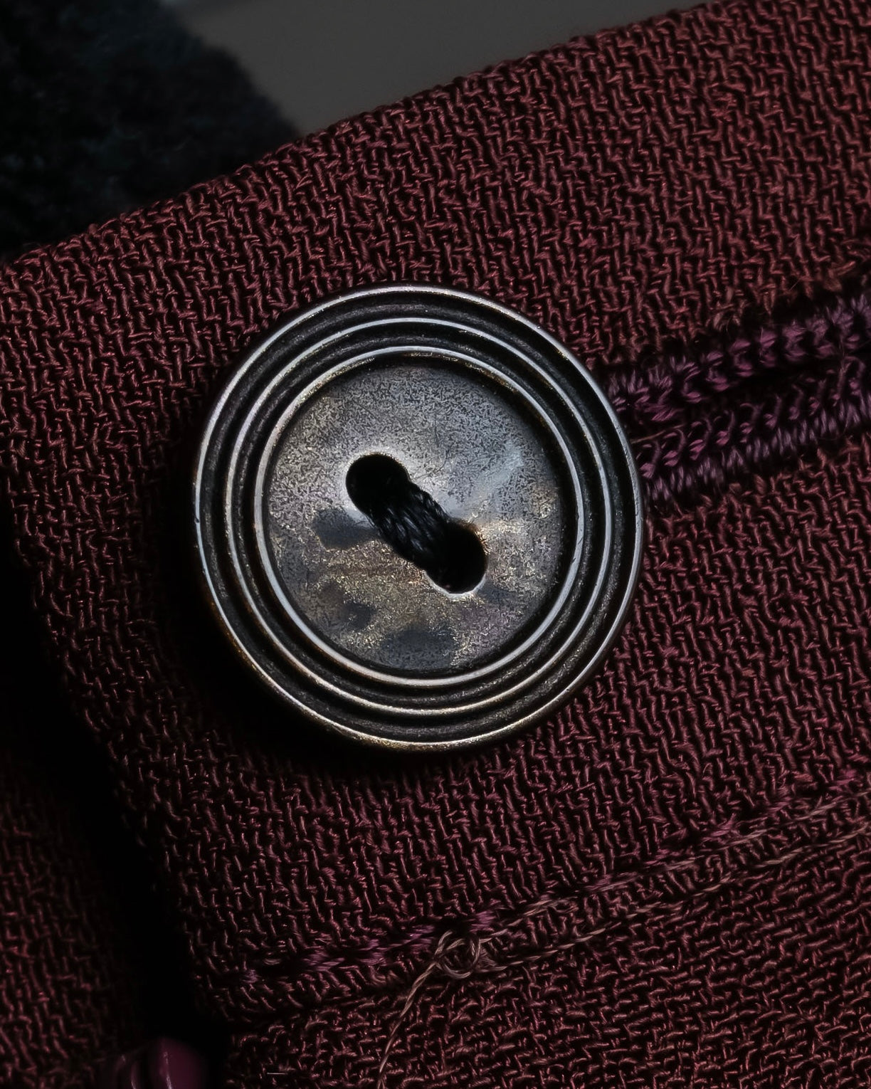 "JEAN PAUL GAULTIER" Beautiful drape burgundy wide slacks