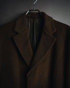 –SPECIAL– "LOEWE" 90’s cashgora blend tailored overcoat