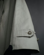 “BURBERRY BLUE LABEL” 2000’s Minimal balmacaan coat