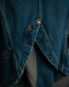 “Levi’s RED” 2001 Asymmetrical draped denim jacket