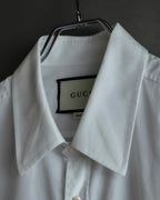 "GUCCI" Michele period regular white shirt