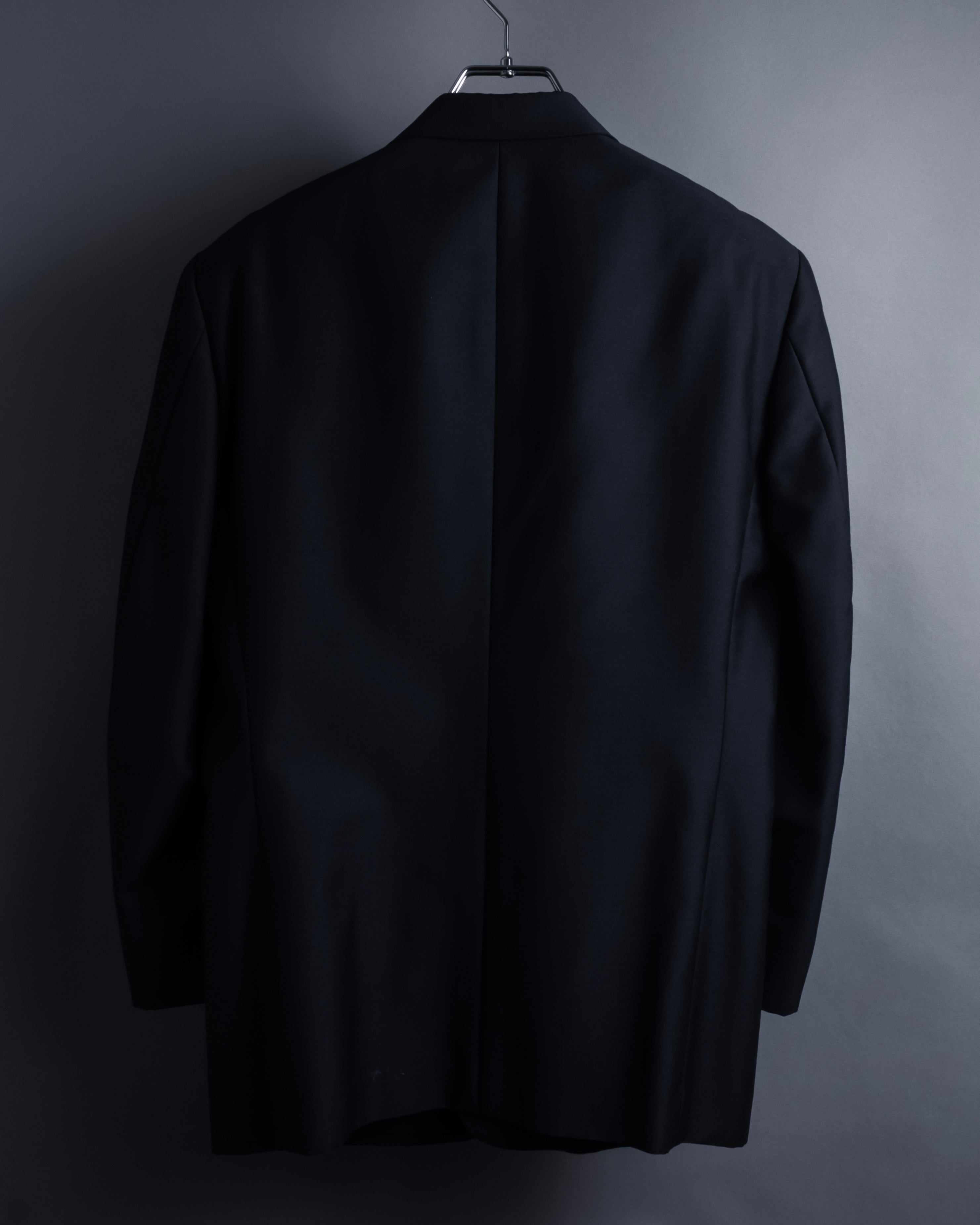 "YVES SAINT LAURENT" Strongly tailored shaped wool set up