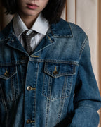 "NUMBER (N)INE" Vintage washed denim jacket