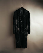 -SPECIAL- "Y’s" 2025's Discharge printed velvet long coat