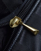 "Rudolph Valentino" Striped nylon combination 2-way boston bag