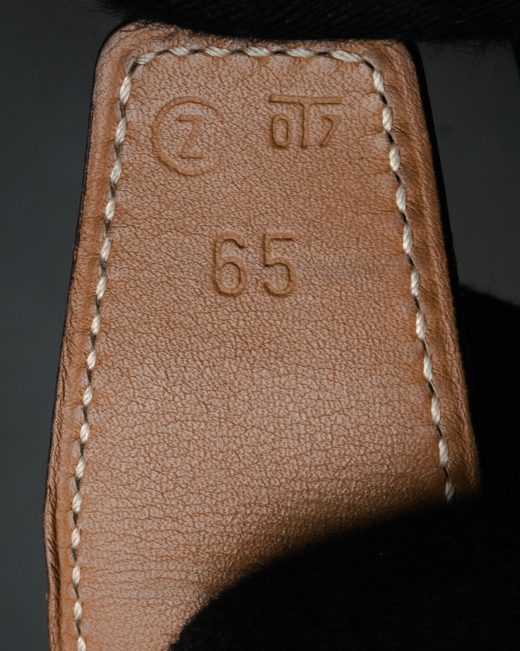 “HERMÈS” 90’s Horsebit leather belt