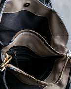 "GIANNI CHIARINI" High quality leather 2way shoulder bag