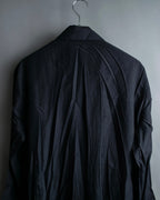 “ISSEY MIYAKE” wrinkle processing oversize tailored jacket