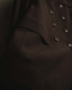 "GUCCI" 90's Classically tailored double-breasted coat