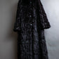 Vintage squirrel fur reversible maxi length coat