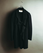 “VALENTINO” 2015-2018 Draped ruffle long coat