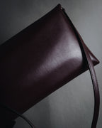 "JIL SANDER" 2018- Minimal Folded leather pochette bag